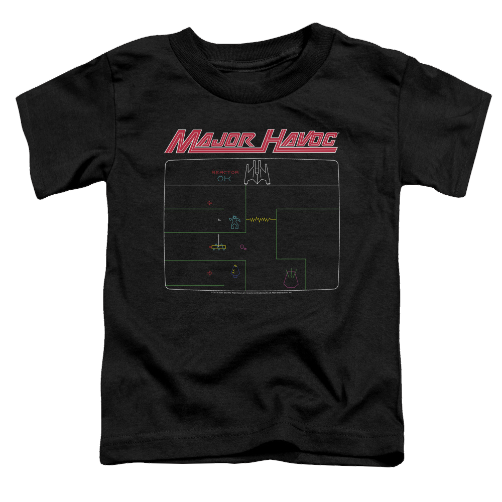 Atari Major Havoc Screen - Toddler T-Shirt Toddler T-Shirt Atari   