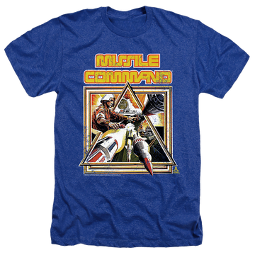 Atari Missle Commander - Men's Heather T-Shirt Men's Heather T-Shirt Atari   