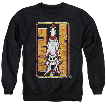 Atari Missile - Men's Crewneck Sweatshirt Men's Crewneck Sweatshirt Atari   