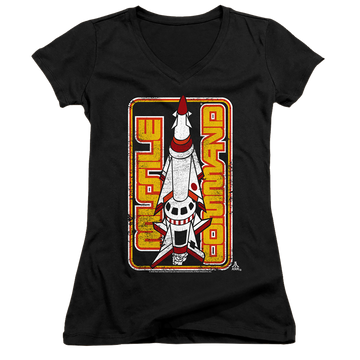 Atari Missile - Juniors V-Neck T-Shirt Juniors V-Neck T-Shirt Atari   