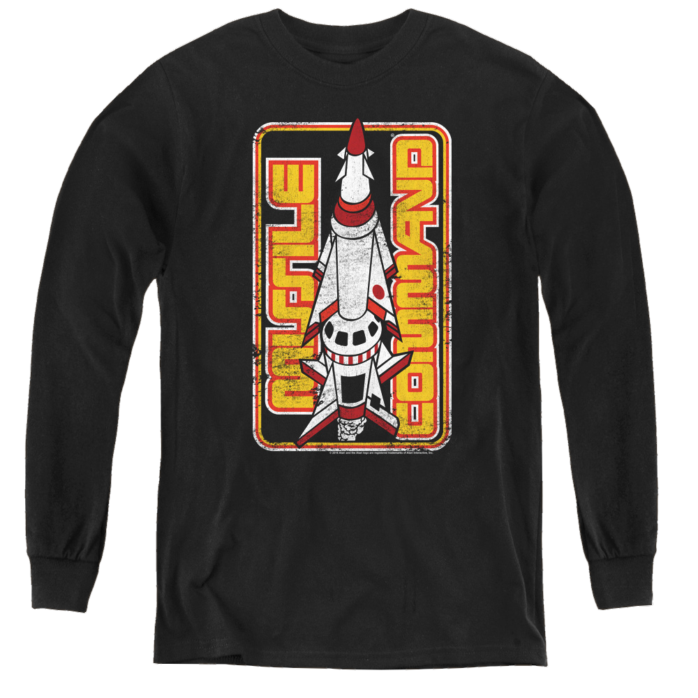 Atari Missile - Youth Long Sleeve T-Shirt Youth Long Sleeve T-Shirt Atari   