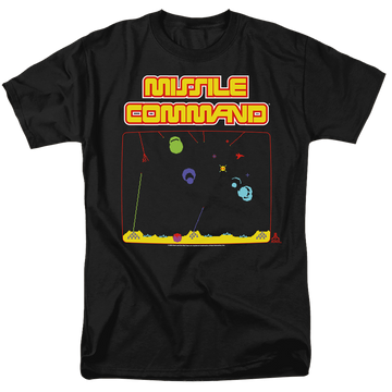 Atari Missle Screen - Men's Regular Fit T-Shirt Men's Regular Fit T-Shirt Atari   