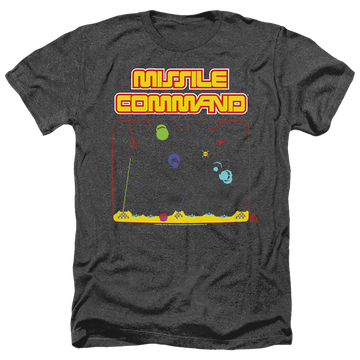 Atari Missle Screen - Men's Heather T-Shirt Men's Heather T-Shirt Atari   