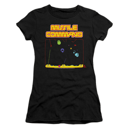 Atari Missle Screen - Juniors T-Shirt Juniors T-Shirt Atari   