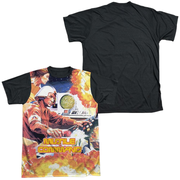 Atari Missle Commander - Men's Black Back T-Shirt Men's Black Back T-Shirt Atari   