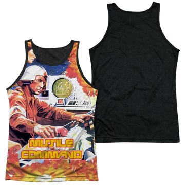 Atari Missle Commander Men's Black Back Tank Men's Black Back Tank Atari   