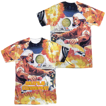 Atari Missle Commander Men's All Over Print T-Shirt Men's All-Over Print T-Shirt Atari   