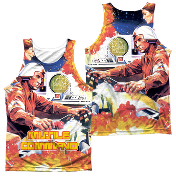 Atari Missle Commander Men's All Over Print Tank Men's All Over Print Tank Atari   