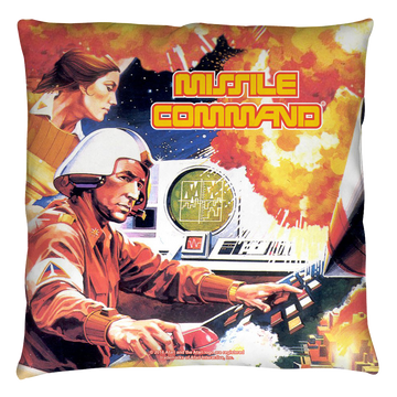 Atari Missile Command throw pillow