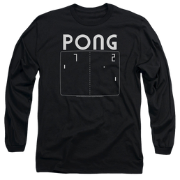 Atari Pong Screen - Men's Long Sleeve T-Shirt Men's Long Sleeve T-Shirt Atari   