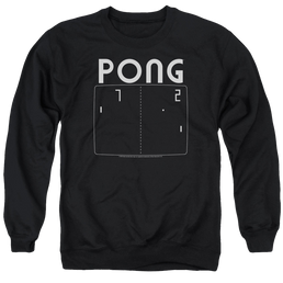 Atari Pong Screen - Men's Crewneck Sweatshirt Men's Crewneck Sweatshirt Atari   