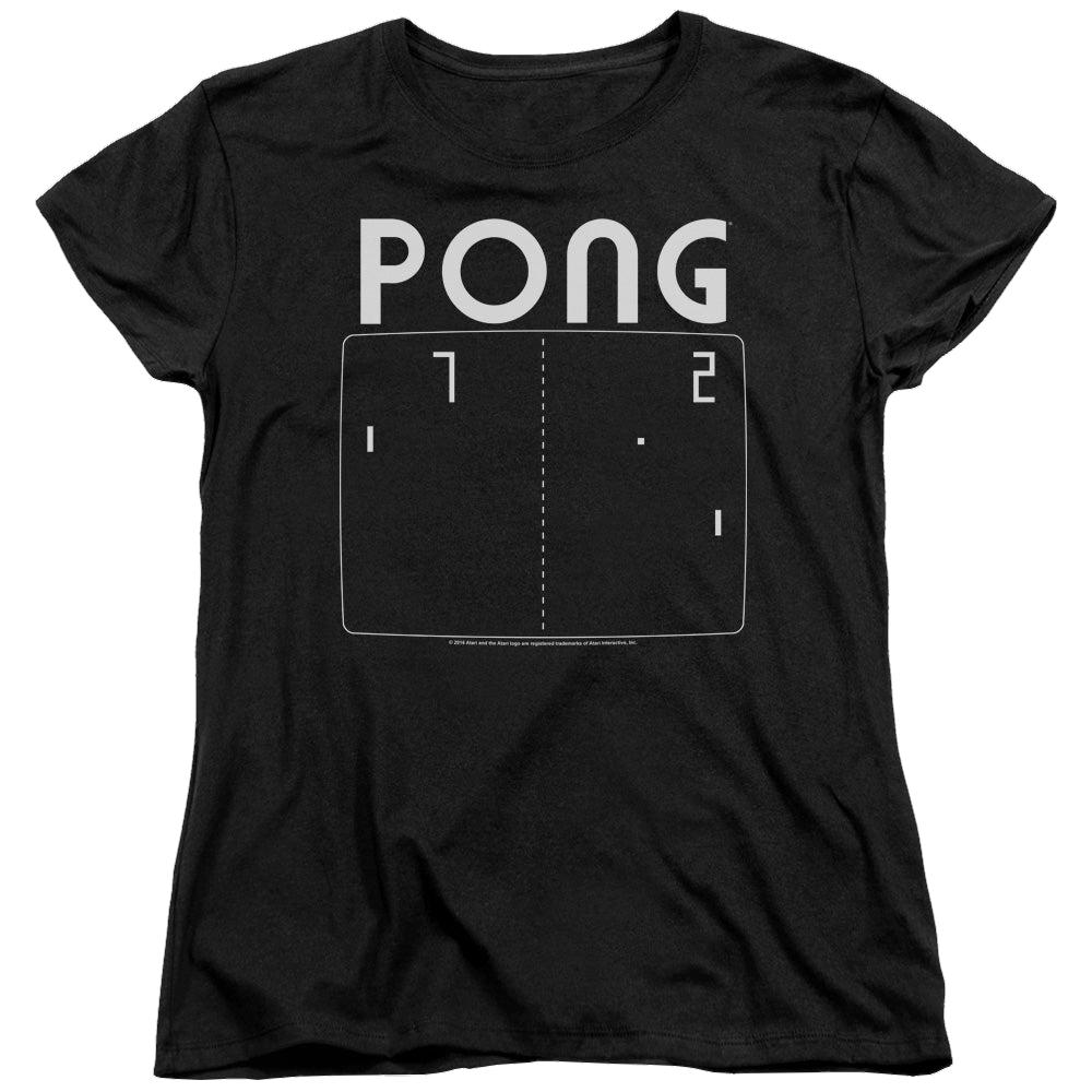 Atari Pong Screen - Women's T-Shirt Women's T-Shirt Atari   