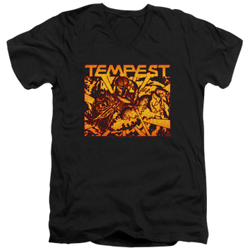 Atari Demon Reach - Men's V-Neck T-Shirt Men's V-Neck T-Shirt Atari   