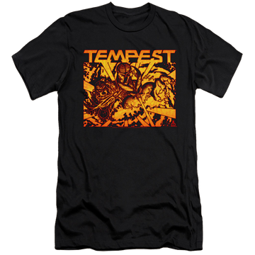 Atari Demon Reach - Men's Premium Slim Fit T-Shirt Men's Premium Slim Fit T-Shirt Atari   