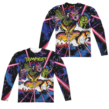Atari Key Art Men's All-Over Print T-Shirt Men's All-Over Print Long Sleeve Atari   