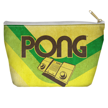 Atari Pong Lines - Straight Bottom Accessory Pouch T Bottom Accessory Pouches Atari   