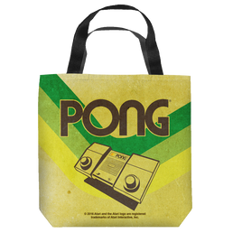 Atari Pong Lines - Tote Bag Tote Bags Atari   