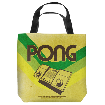Atari Pong Lines - Tote Bag Tote Bags Atari   