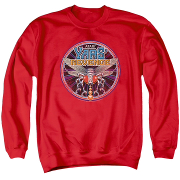 Atari Yars Revenge Patch - Men's Crewneck Sweatshirt Men's Crewneck Sweatshirt Atari   