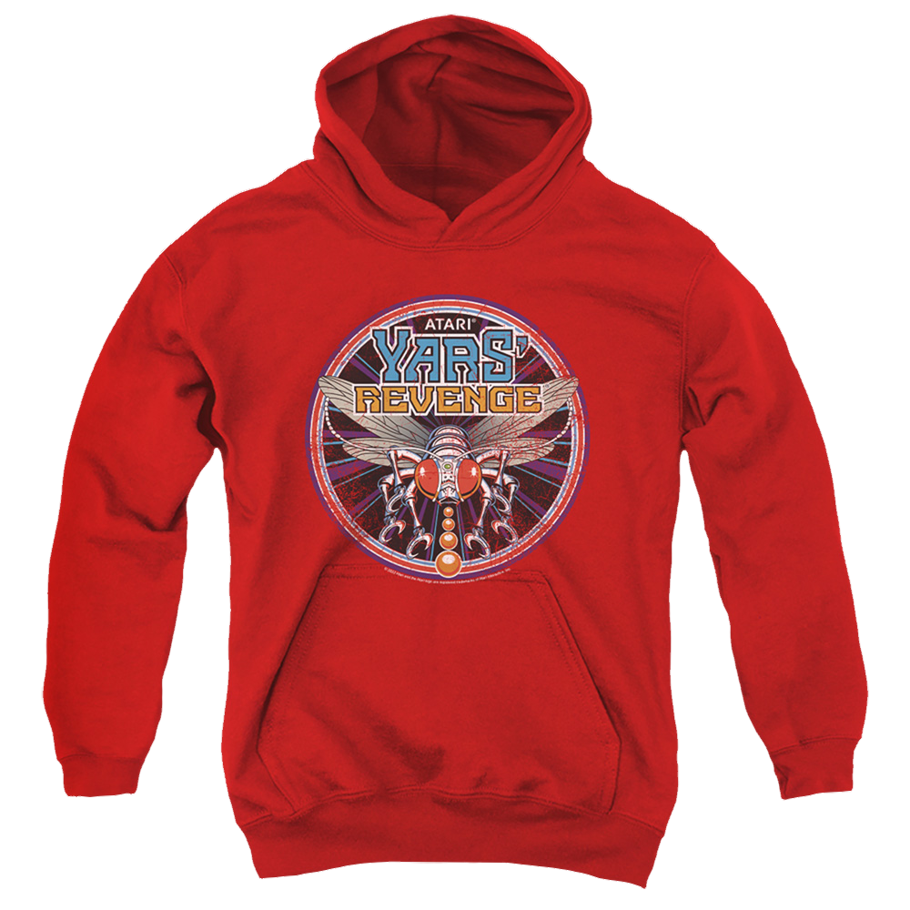 Atari Yars Revenge Patch Youth Pull-Over Hoodie Youth Hoodie (Ages 8-12) Atari   
