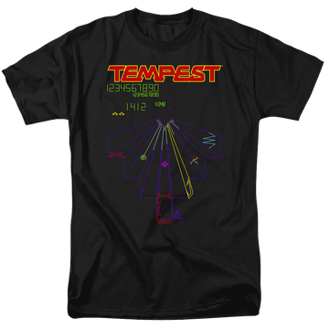 Atari Tempest Screen - Men's Regular Fit T-Shirt Men's Regular Fit T-Shirt Atari   