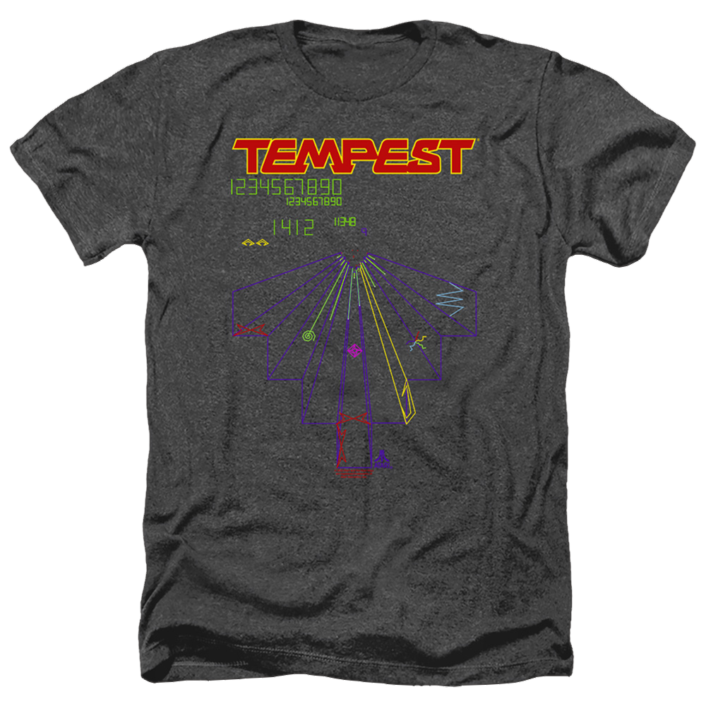 Atari Tempest Screen - Men's Heather T-Shirt Men's Heather T-Shirt Atari   