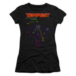 Atari Tempest Screen - Juniors T-Shirt Juniors T-Shirt Atari   
