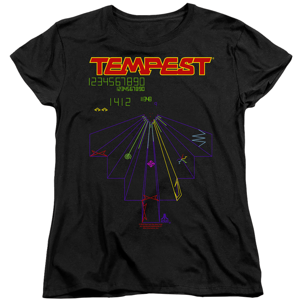 Atari Tempest Screen - Women's T-Shirt Women's T-Shirt Atari   