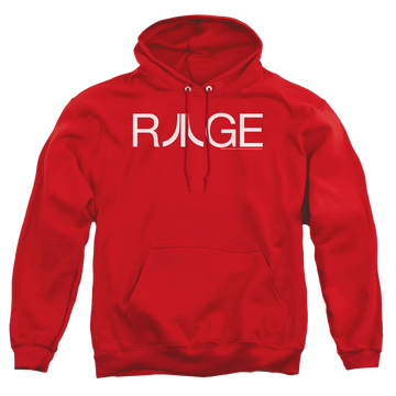 Red pullover hoodie with Atari Rage graphic