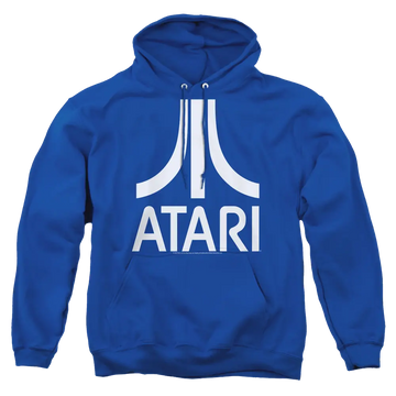 Royal pullover hoodie with Atari Logo graphic