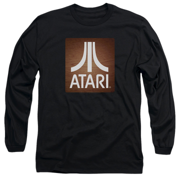 Atari Classic Wood Square - Men's Long Sleeve T-Shirt Men's Long Sleeve T-Shirt Atari   