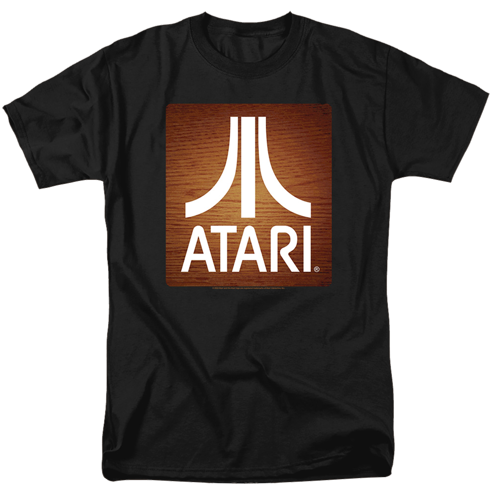 Atari Classic Wood Square - Men's Regular Fit T-Shirt Men's Regular Fit T-Shirt Atari   