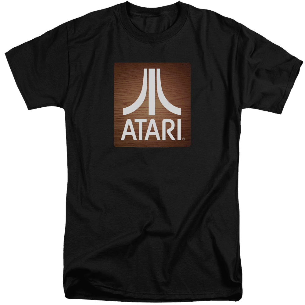 Atari Classic Wood Square - Men's Tall Fit T-Shirt Men's Tall Fit T-Shirt Atari   