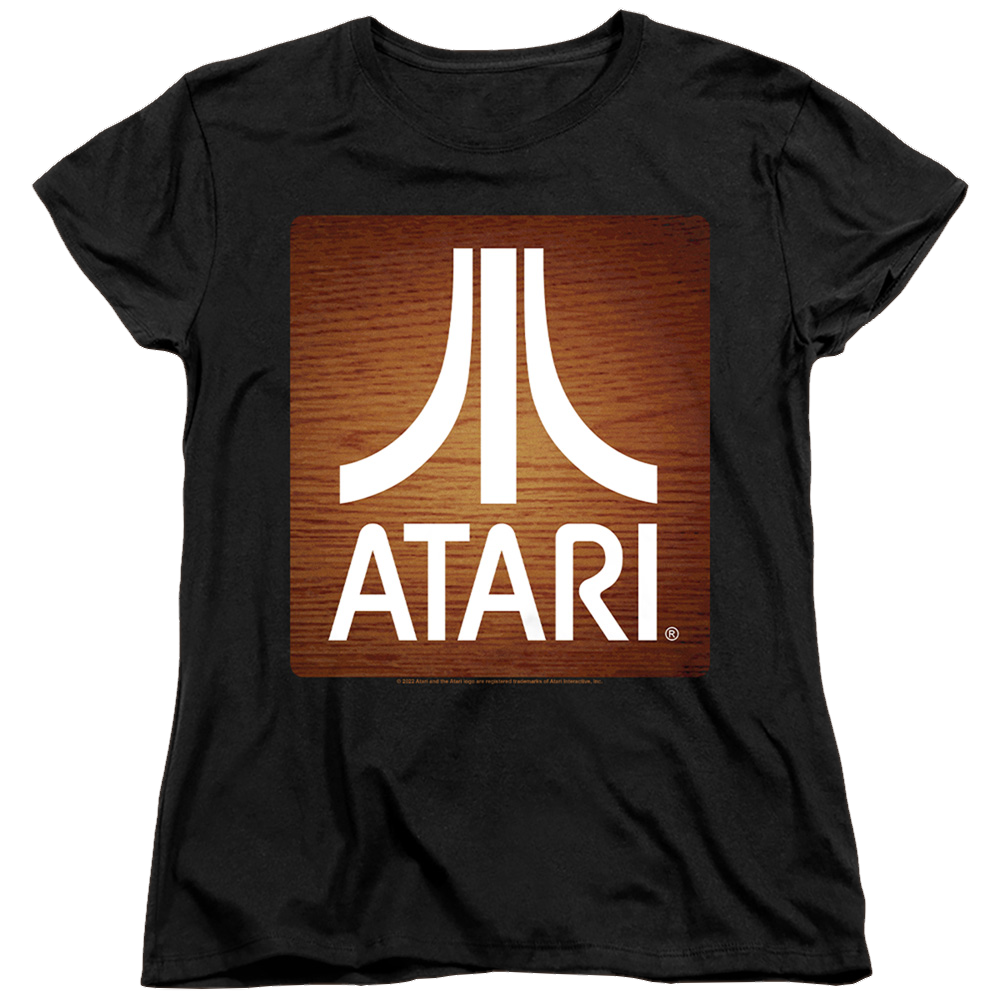 Atari Classic Wood Square - Women's T-Shirt Women's T-Shirt Atari   