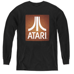 Atari Classic Wood Square - Youth Long Sleeve T-Shirt Youth Long Sleeve T-Shirt Atari   