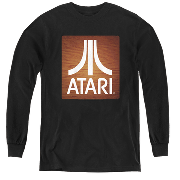 Atari Classic Wood Square - Youth Long Sleeve T-Shirt Youth Long Sleeve T-Shirt Atari   