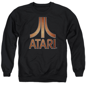Atari Classic Wood Emblem - Men's Crewneck Sweatshirt Men's Crewneck Sweatshirt Atari   