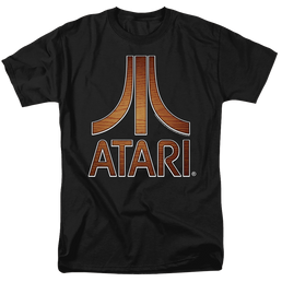 Atari Classic Wood Emblem - Men's Regular Fit T-Shirt Men's Regular Fit T-Shirt Atari   
