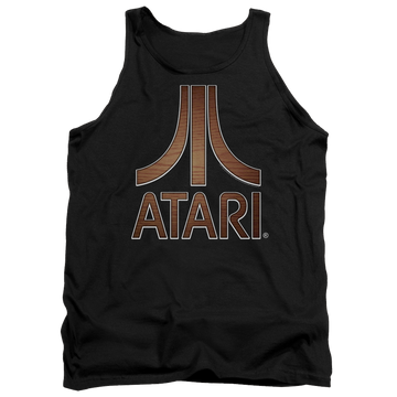 Atari Classic Wood Emblem Men's Tank Men's Tank Atari   