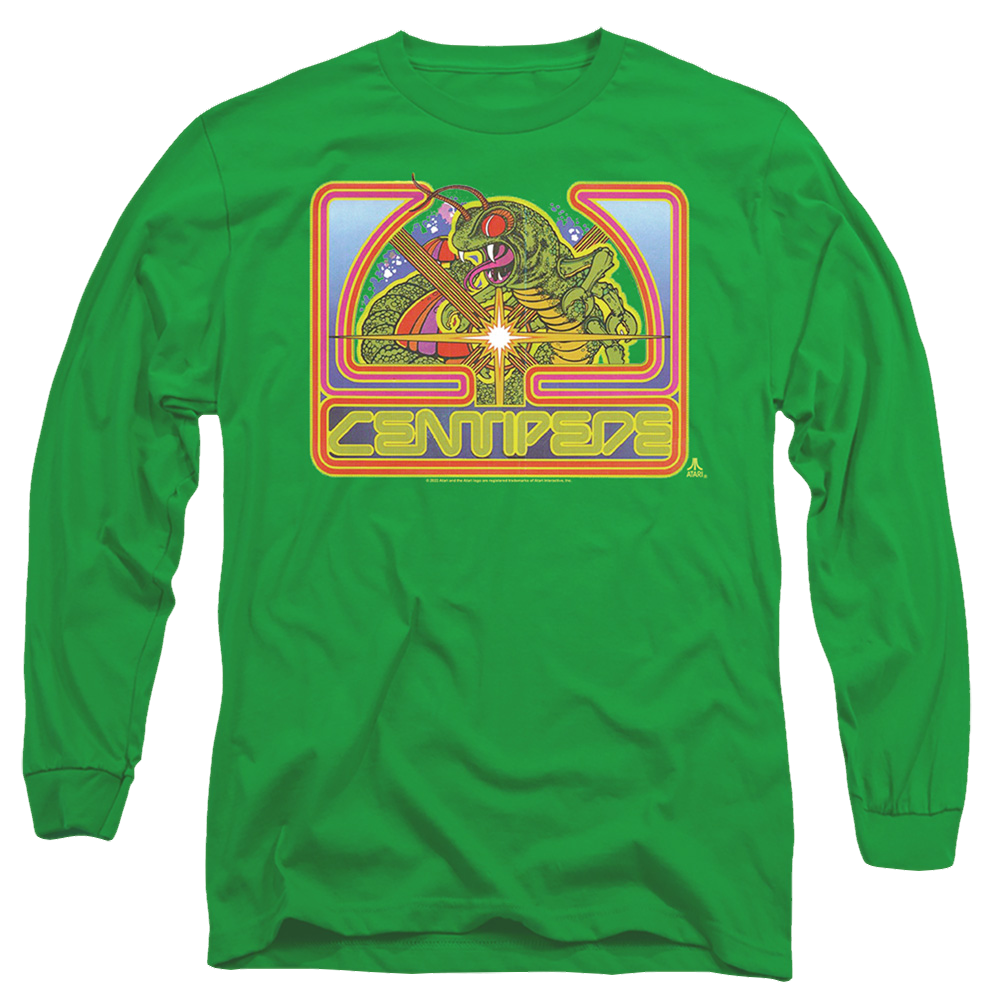 Atari Centipede Green - Men's Long Sleeve T-Shirt Men's Long Sleeve T-Shirt Atari   