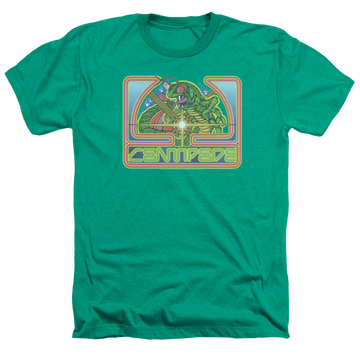 Atari Centipede Green - Men's Heather T-Shirt Men's Heather T-Shirt Atari   