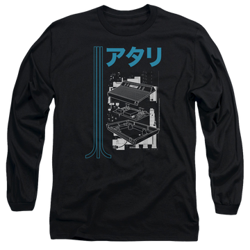 Atari Schematic - Men's Long Sleeve T-Shirt Men's Long Sleeve T-Shirt Atari   