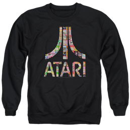 Atari Box Art - Men's Crewneck Sweatshirt Men's Crewneck Sweatshirt Atari   