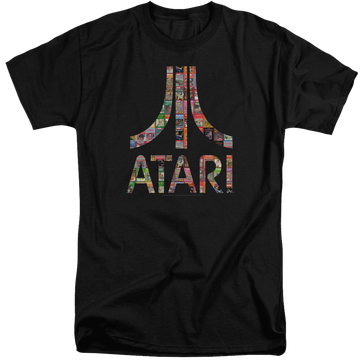 Atari Box Art - Men's Tall Fit T-Shirt Atari