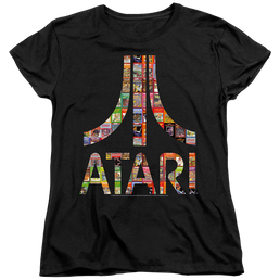 Atari Box Art - Women's T-Shirt Women's T-Shirt Atari   