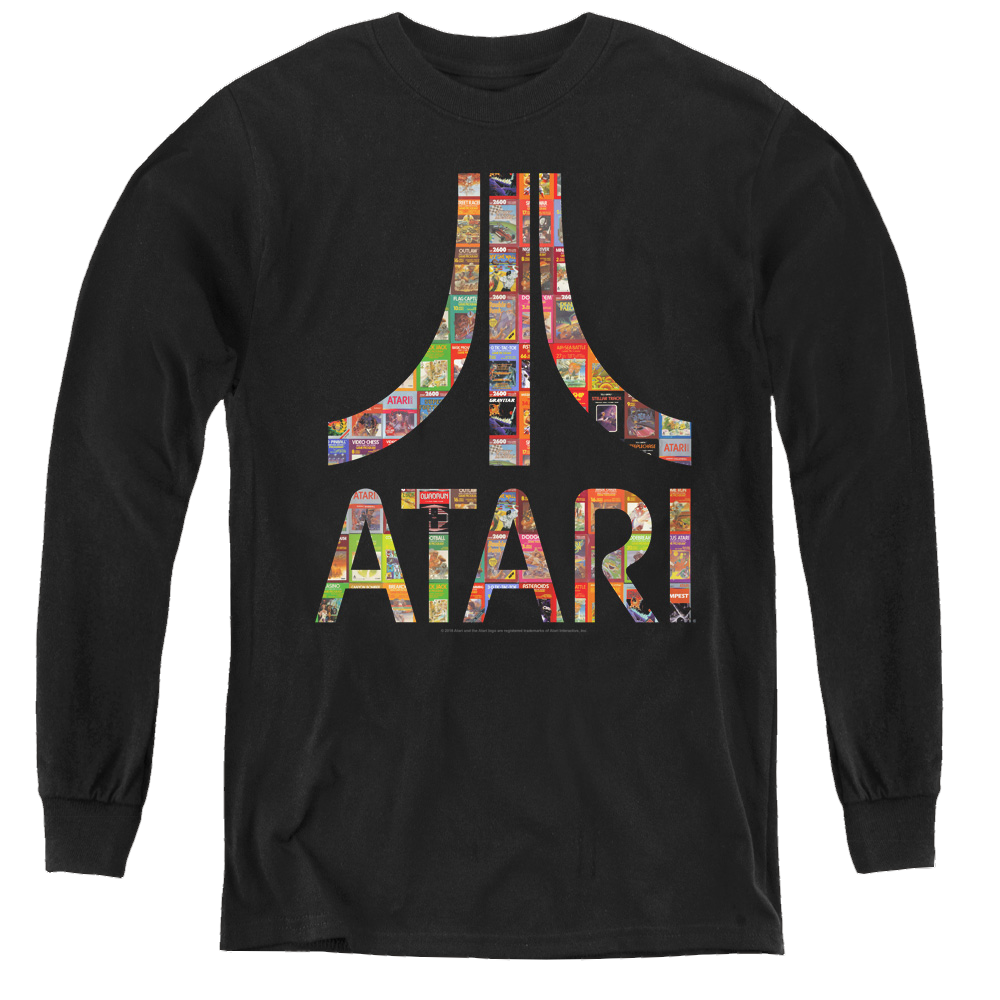 Atari Box Art - Youth Long Sleeve T-Shirt Youth Long Sleeve T-Shirt Atari   
