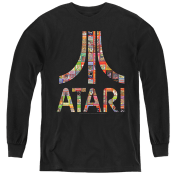 Atari Box Art - Youth Long Sleeve T-Shirt Youth Long Sleeve T-Shirt Atari   