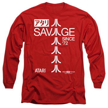 Atari Savage 72 - Men's Long Sleeve T-Shirt Men's Long Sleeve T-Shirt Atari   
