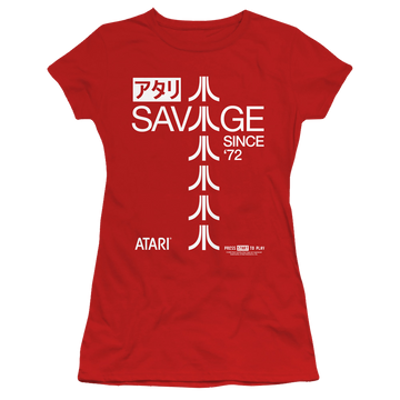 Atari Savage 72 - Juniors T-Shirt Juniors T-Shirt Atari   