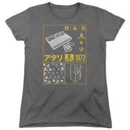 Atari Kanji Squares - Women's T-Shirt Women's T-Shirt Atari   
